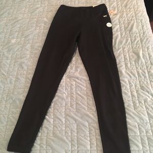 Size S VS Pink Yoga Ankle Legging with back cutout